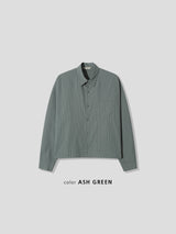 Layered Fall Cropped Check Shirt 3COLOR