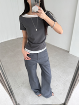 S/S モンド レイヤード トップス