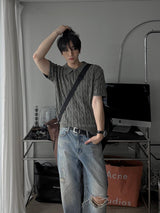 ASCLO Salted Damage Cut Denim Pants (52261)