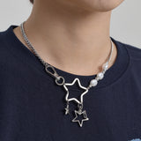 Star Chain Beads Necklace