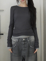 tencel layered tee