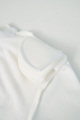 リボンプリンティングTシャツ (ホワイト)
