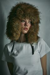 RACCOON FUR HAT