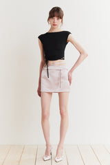 JADE BACKLESS TOP black