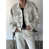 [S/S] ダーティーホワイトデニムトラッカージャケット