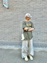 Stitch Dig Snap Wide Pants 2C
