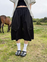 [Feature] Como Slack Cargo Bermuda Pants (3c)