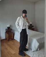 Pigment Washed Track Wide Pants