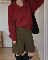 Henne Bermuda Pants & Belt Set