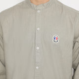 Kishi Men's 長袖シャツ グレー