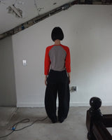 curved volume pants