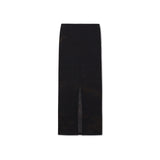 [24SS LSD COLLECTION] Bleach washed knit skirt_Black