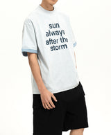 Sawyer Contrast Lettering Tee