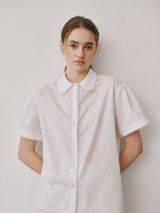 Lace half shirts (Ivory)
