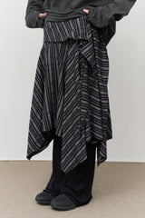 (W) Frin Unbalance Skirt