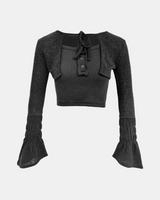 Navillera Button Sleeveless Cardigan Set