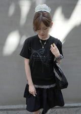  Bow sound T-shirts (black)