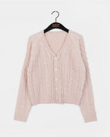 Narkle Twisted Ribbon String Knit Cardigan
