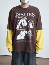 ISSUES レイヤードオーバーロングスリーブティー 3C