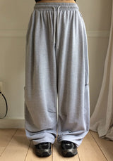 Bean Pintuck Rivet Wide Training Pants