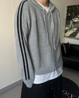 CB Track Knit Hood Zip-up (4C)