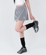 VELOUR TRAINING SKIRT [4color]