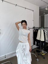  UNBAL SHOULDER TOP