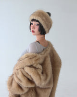 Fake fur back-banding turban hairband