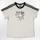 フライ ドット セミクロップ Tシャツ 6カラー