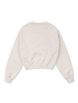 Women's Lees Embo クロップドスウェットシャツ オートミール (FCF1TS204W)