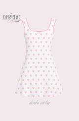 Keyring Love Heart Bustier Flare Dress