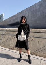 GLOSSY LOOSE SHIRT