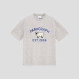 シープエンブロイダードTシャツ グレー