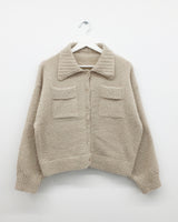Dean Boucle Collar Cardigan (4 Colors)