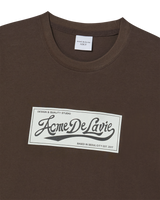 26SS ラベルプリント半袖Tシャツ