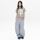 Lace Bone Angel Tee - Khaki