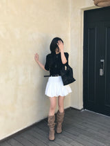 Draw Balloon Belt SET Banding MIni Skirt