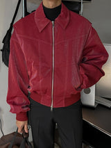 ASCLO Viper Stitch Leather Jacket (8color)