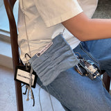 ミミバッグ(Light Jean) + silver chain