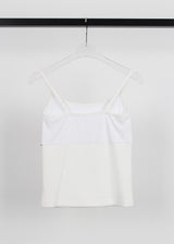 LACE RIBBON SLEEVELESS