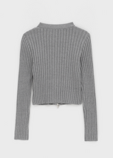 [MADE] Milky Cotton Golji Knit Zip-up