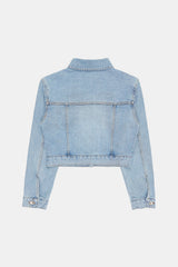Deva short denim trucker jacket
