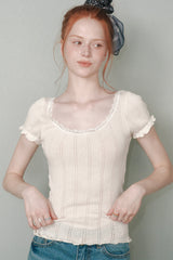 Soft Cream T-shirt [Ivory]