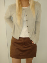 Suede pocket mini skirt (2colors)