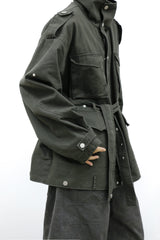 RELABEL (Dream Tailor) Adjustable Length Multi-Style Washed Distressed M65 Jacket