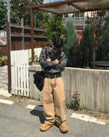 バックバックルワイドスラックス