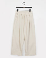 Meerop One Tuck Fleece Two-Way Wide Pants