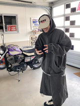 No.0637 pigment heavy hood & shorts SET (3color)