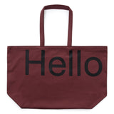 Big tote bag - Burgundy