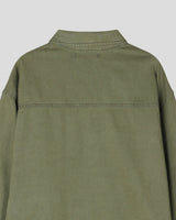 Drain Patch Work Shirt Jacket
